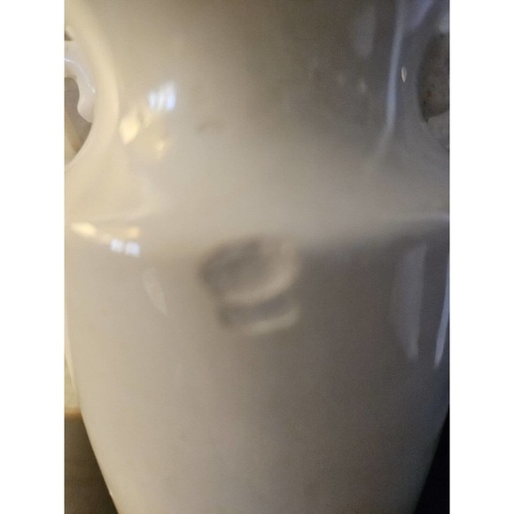 Hand-Painted Flower 3 Leaf Clover Stamp Vase Japan - Picture 6 of 8